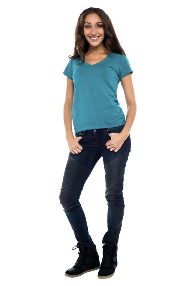 Woman Standing in Casual Outfit