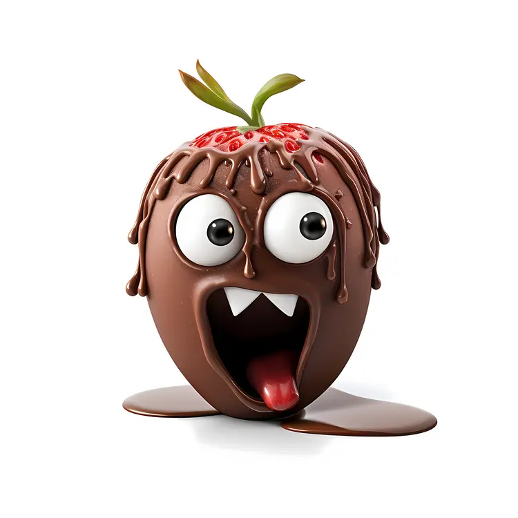 Funny Chocolate Covered Strawberry