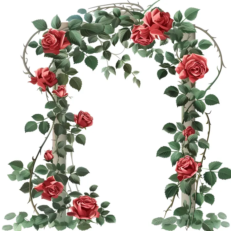 Beautiful Rose Arch Decoration