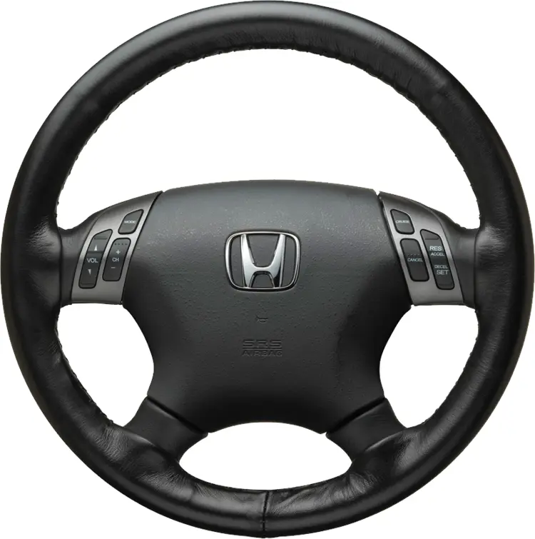 Black and Gray Steering Wheel