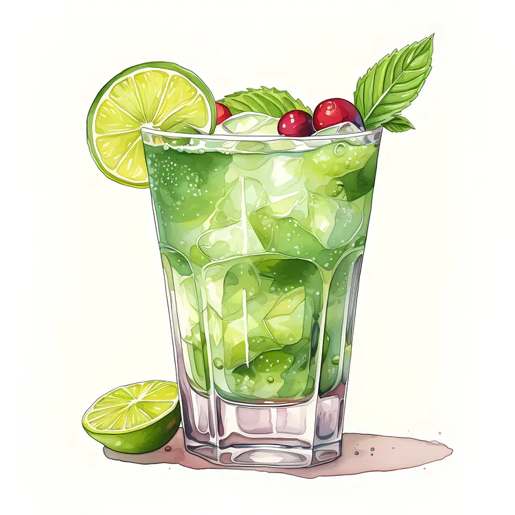 Refreshing Mojito with Lime