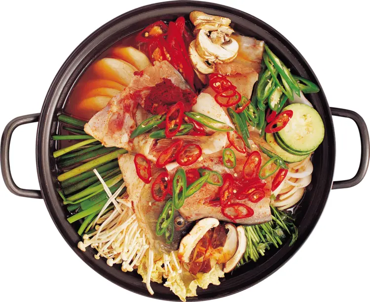 Spicy Hot Pot with Vegetables and Meat