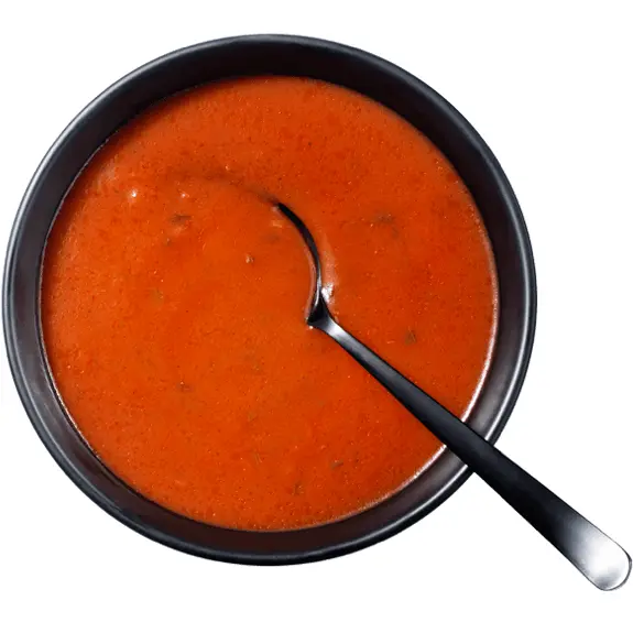 Delicious Red Tomato Soup in a Bowl