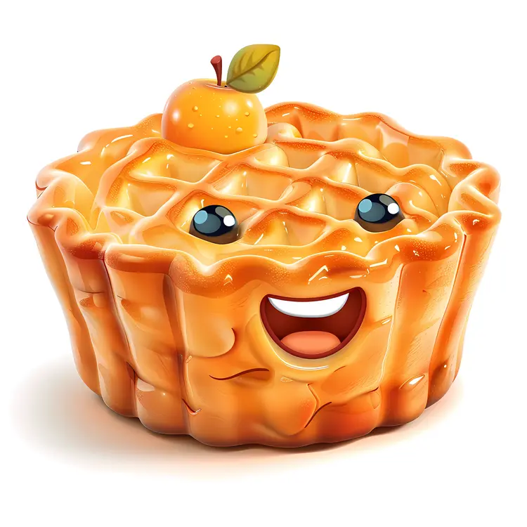 Happy Pie with Fruit Topping