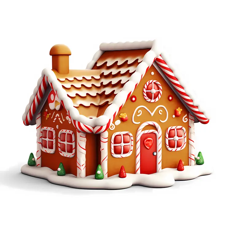 Gingerbread House with Candy