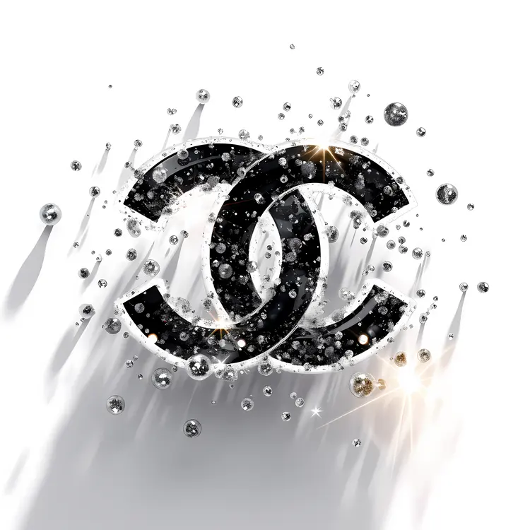 Black logo with diamonds