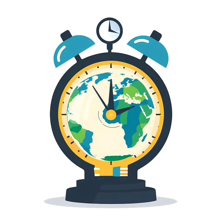 Earth Shaped Alarm Clock