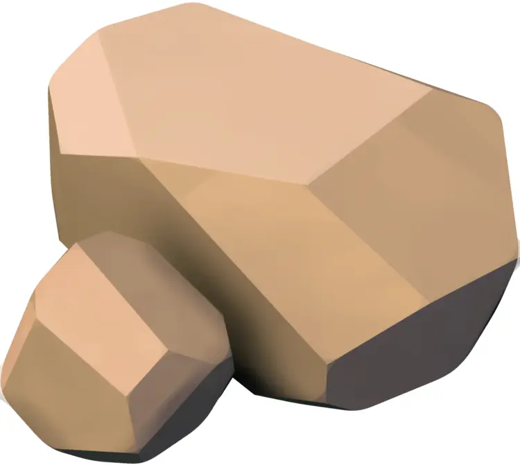 Brown Rocks Illustration