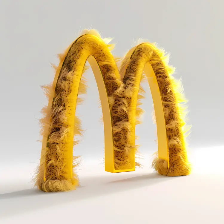 Furry Yellow McDonald's Logo