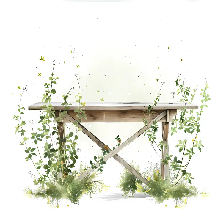 Wooden Garden Table