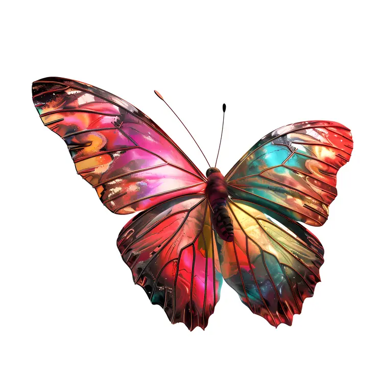 Colorful Butterfly with Vibrant Wings