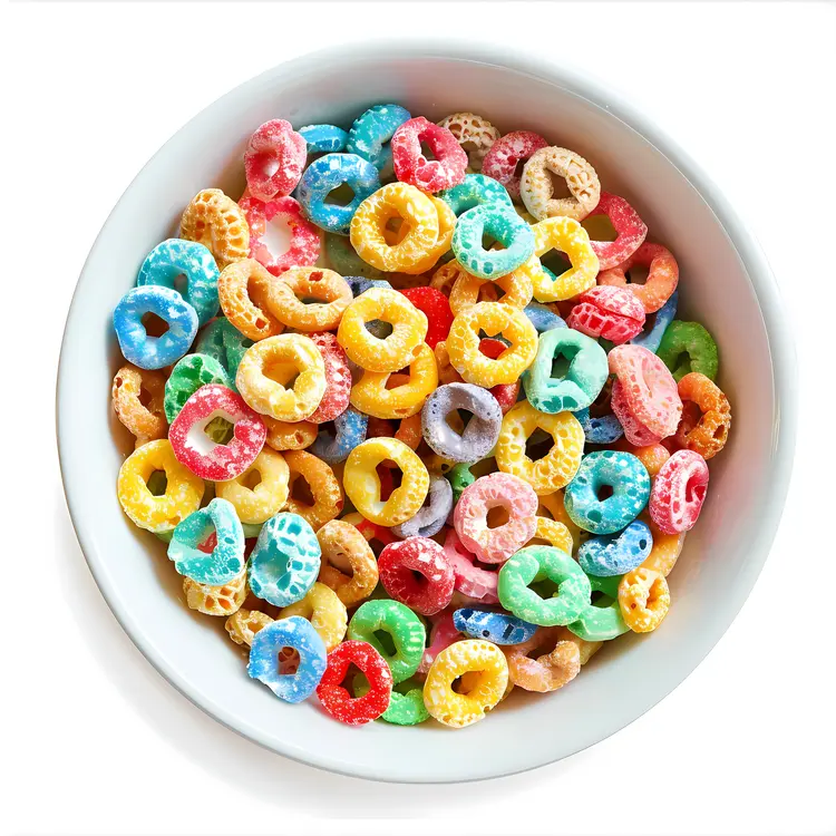 Colorful and Crunchy Cereal