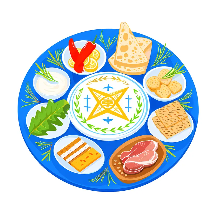 Assorted Food Platter with Diverse Snacks