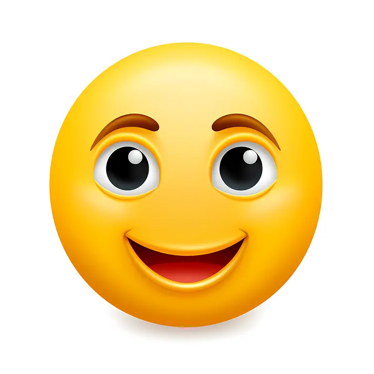 Happy Smiley Face Emoji