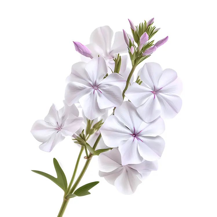 Beautiful White Flowers in Bloom