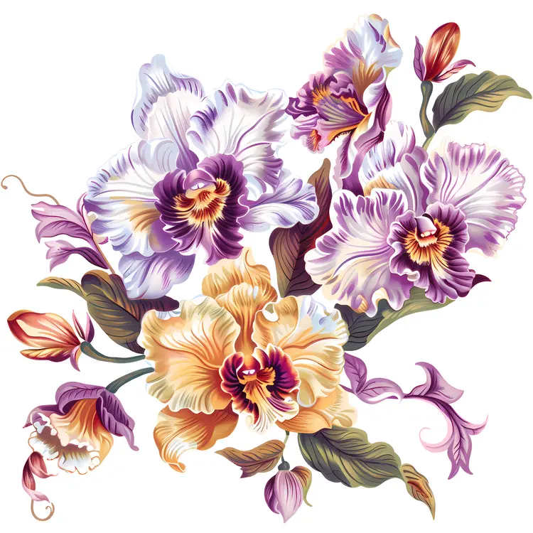 Vibrant Orchid Bouquet