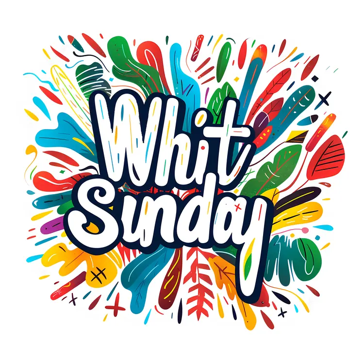 Colorful Whit Sunday Celebration