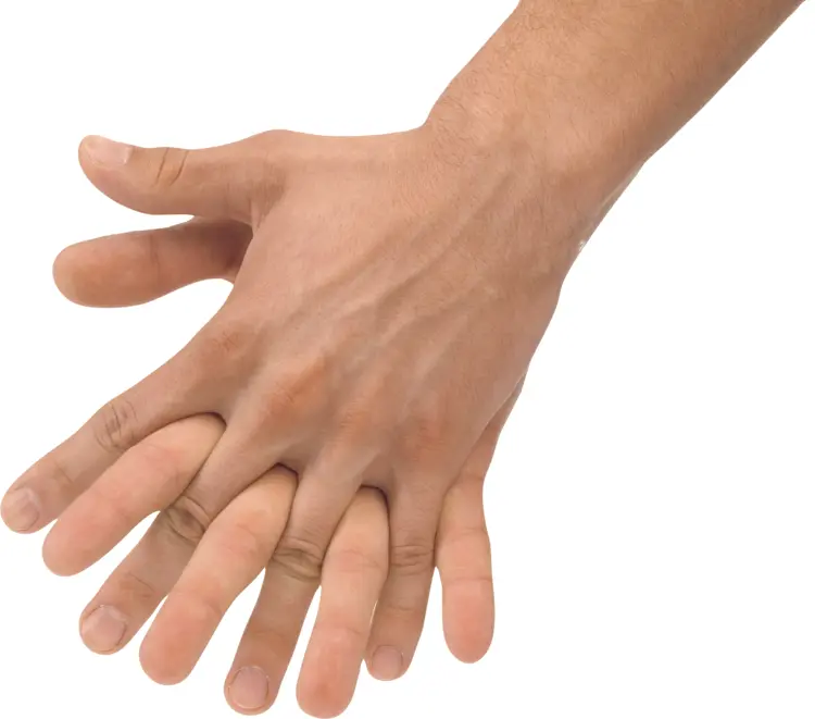 Interlocked Fingers Gesture