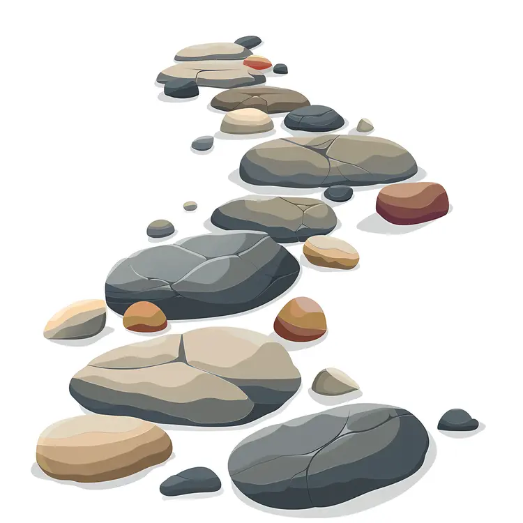 Stone Path in Garden