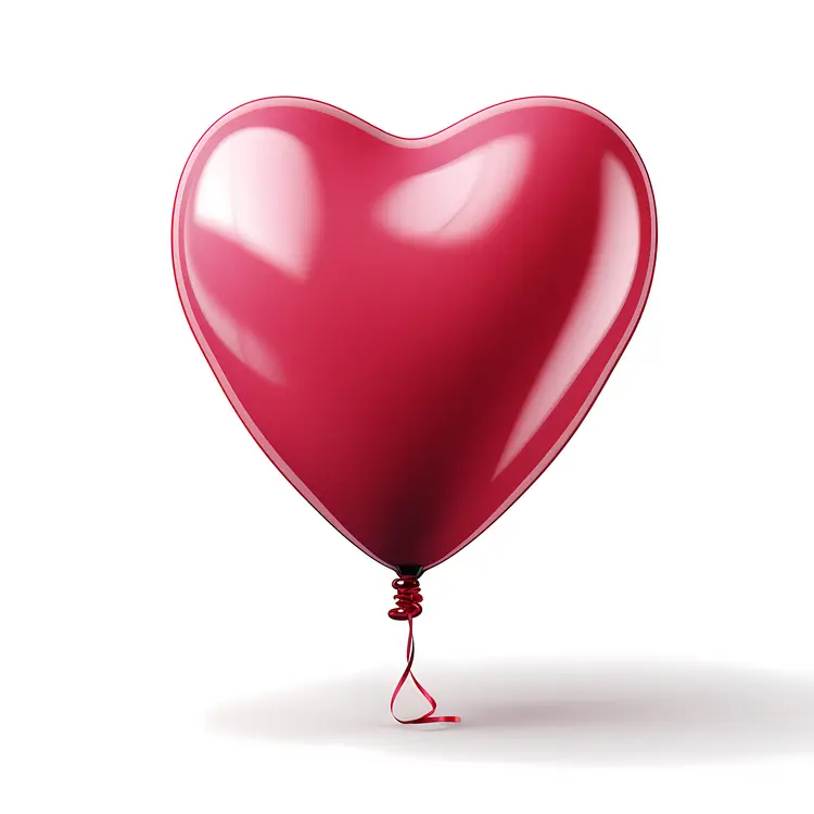 Red Heart Balloon