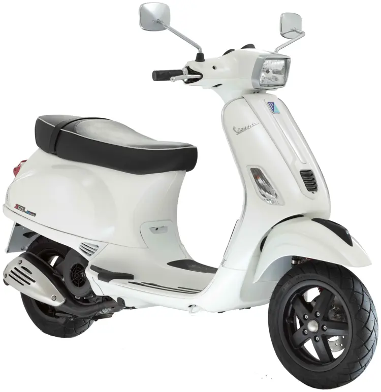 Modern White Scooter