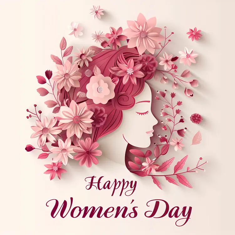 Elegant Floral Design for Women's Day