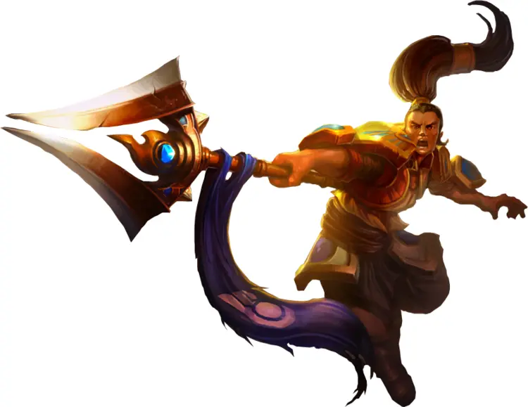 Dynamic Warrior with Weapon