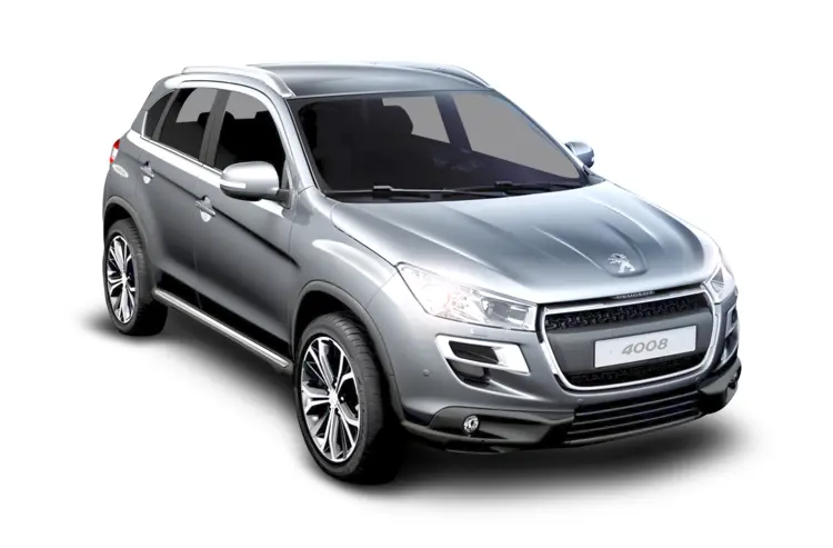 Modern Silver Peugeot SUV