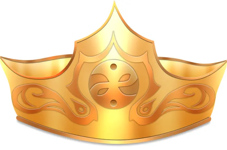 Golden Crown with Intricate Design