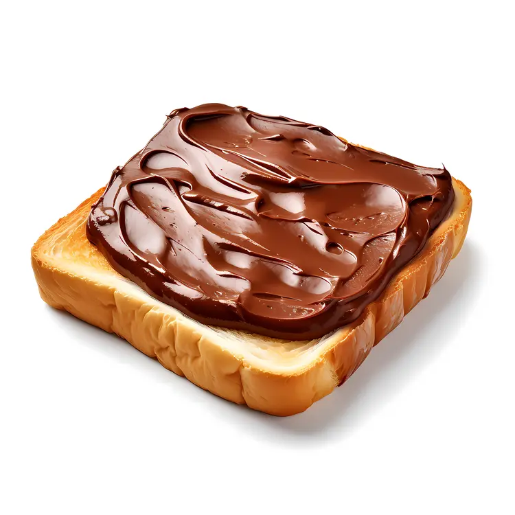 Single Slice with Chocolate Spread