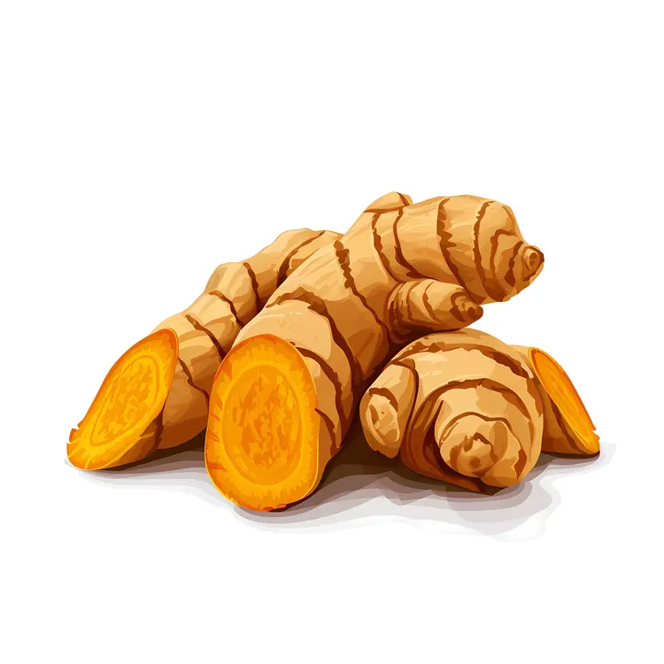 Turmeric Root Illustration