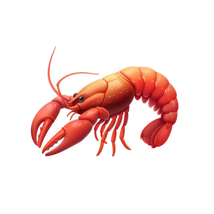 Cartoon Lobster Illustration