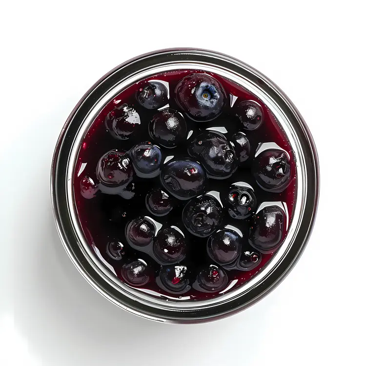 Blueberry Jam in a Jar