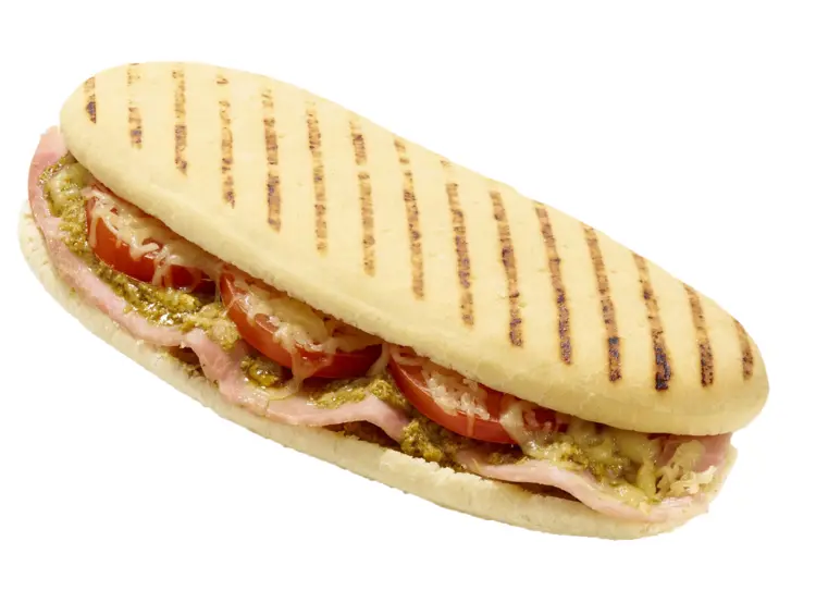 Grilled Sandwich with Ham and Pesto