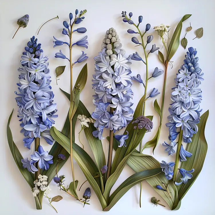 Spring Hyacinth Flower Arrangement