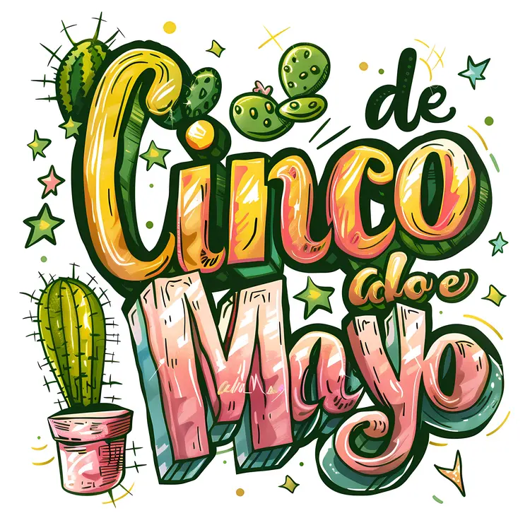 Cinco de Mayo with Cactus