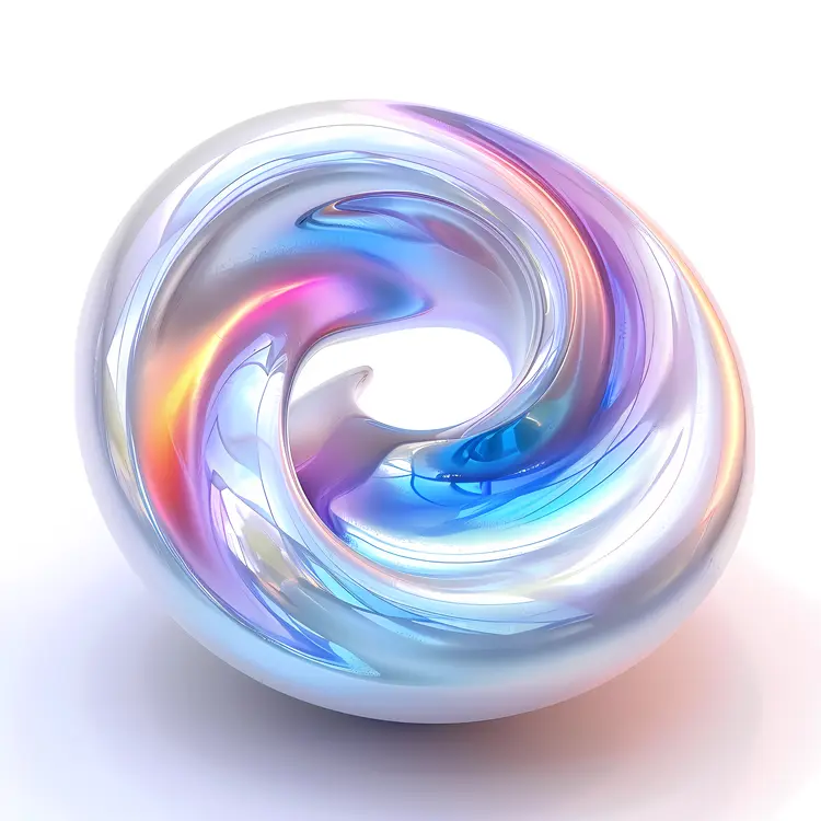 Iridescent Shiny Ring