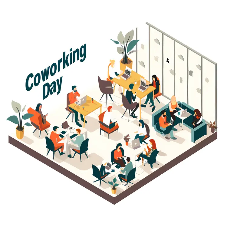 Coworking Day Event in Office