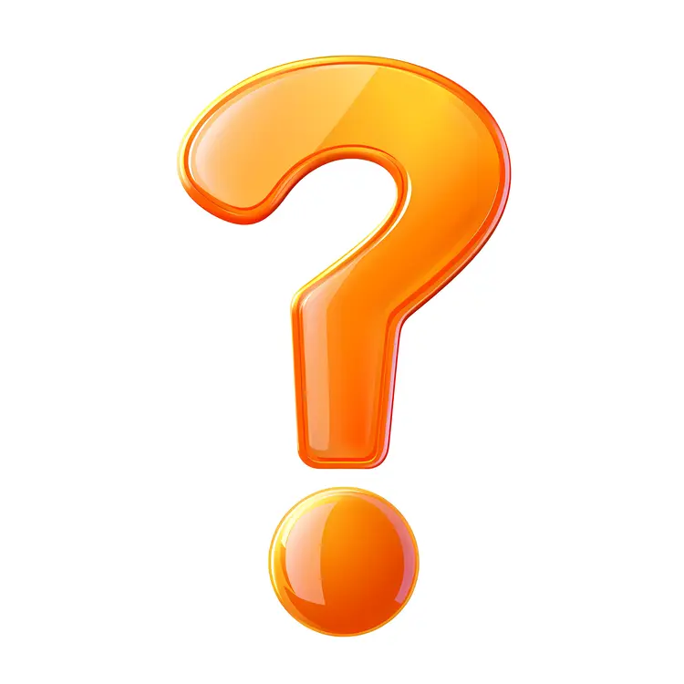 Orange Question Mark