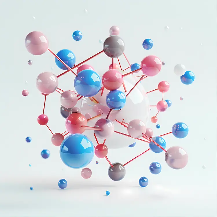 Colorful Molecular Structure