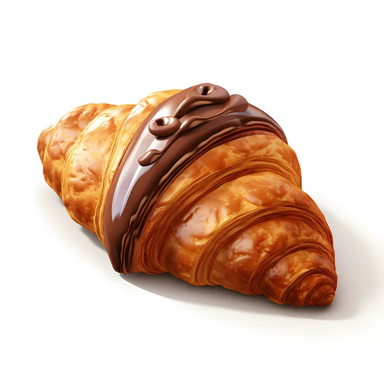 Delicious Chocolate Croissant