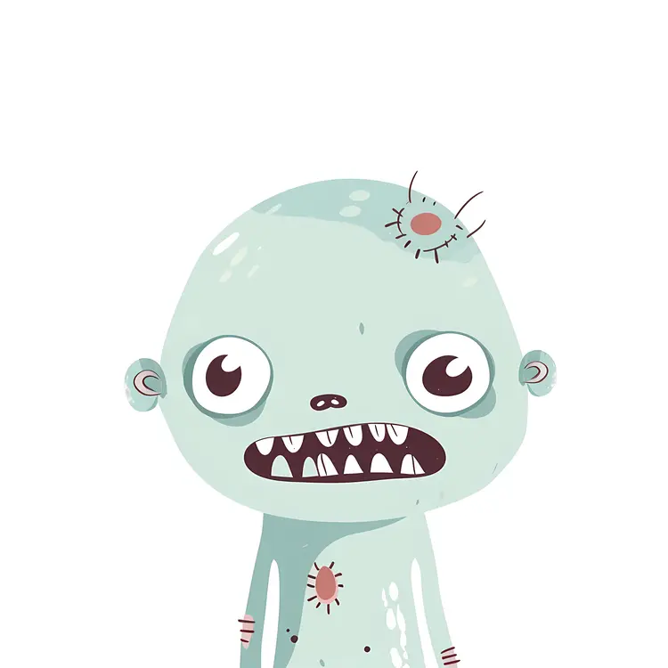 Cute Cartoon Zombie