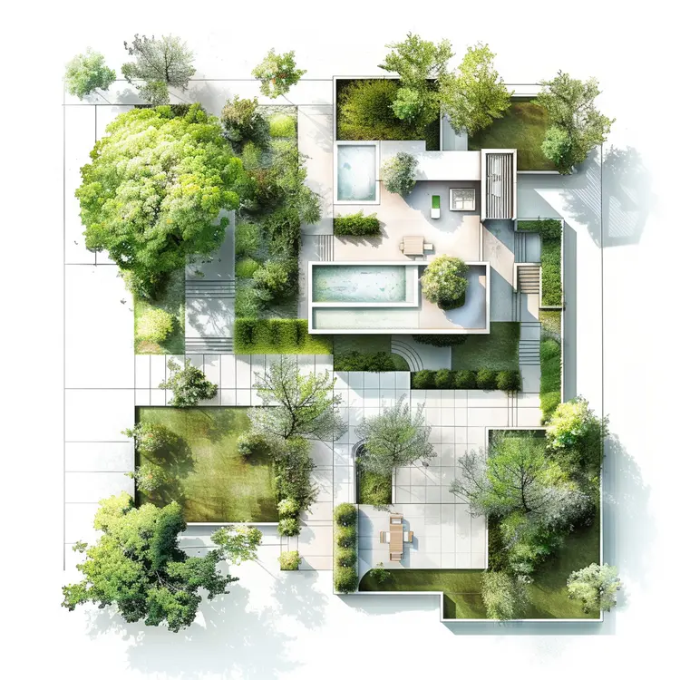 Modern House with Garden