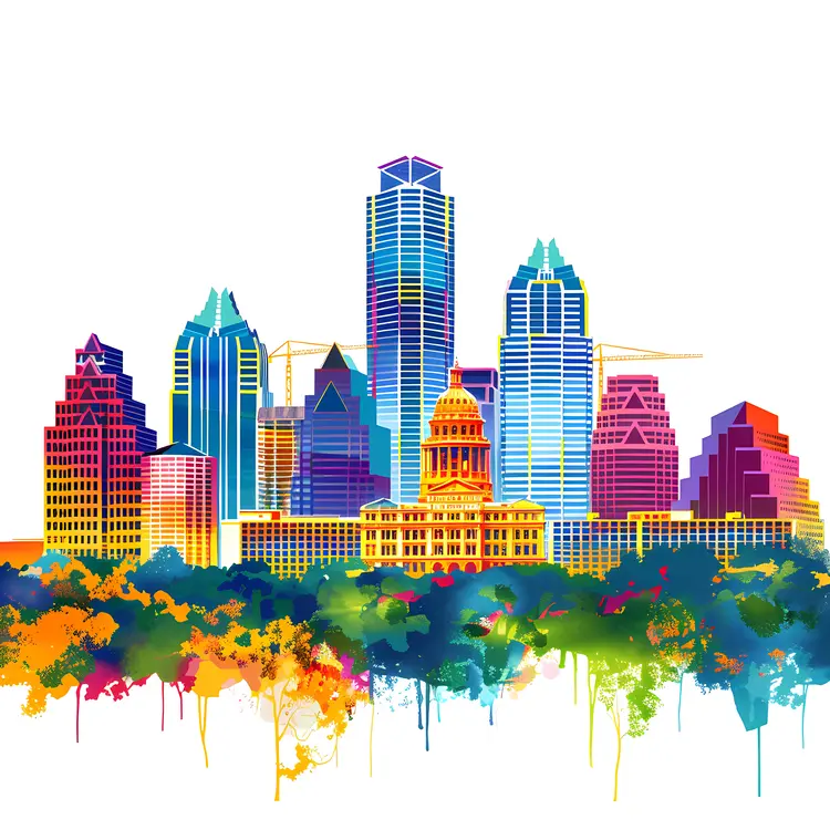 Vibrant Urban Cityscape