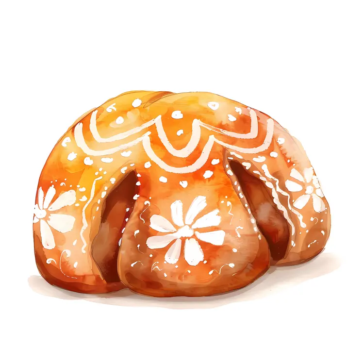 Decorated Bread for Day of the Dead