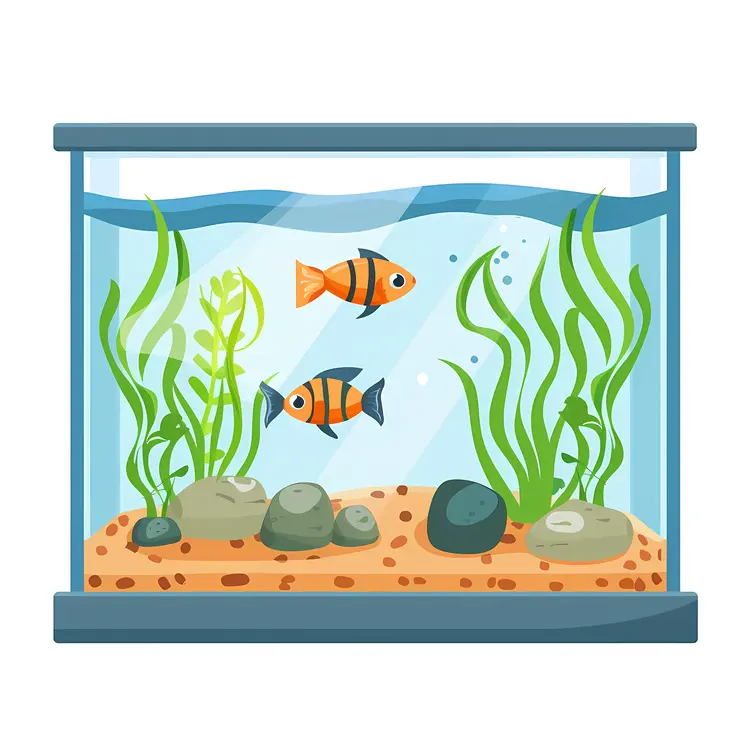 Two Fish in a Rectangular Aquarium