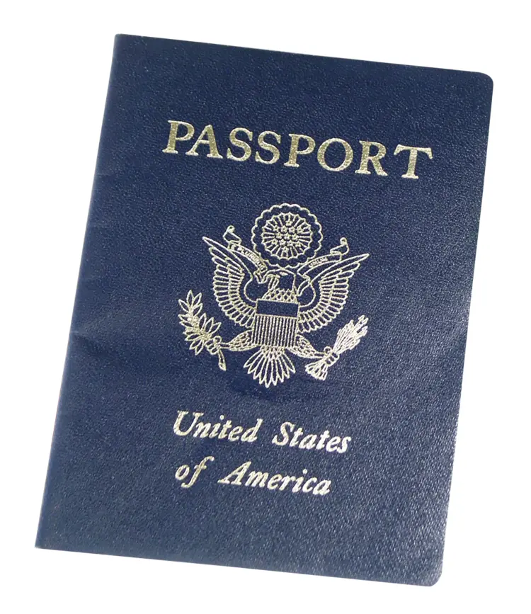 Blue USA Passport