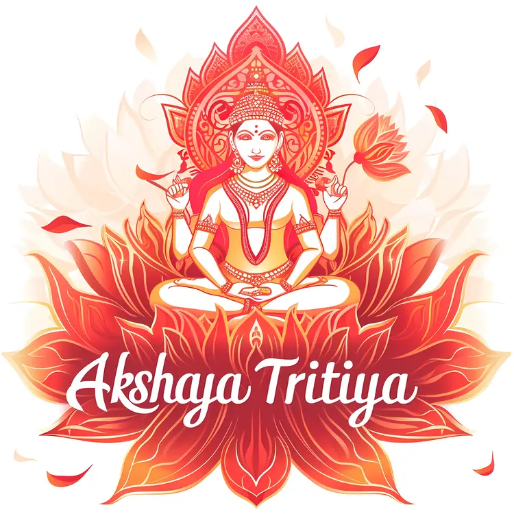 Goddess Illustration for Akshaya Tritiya