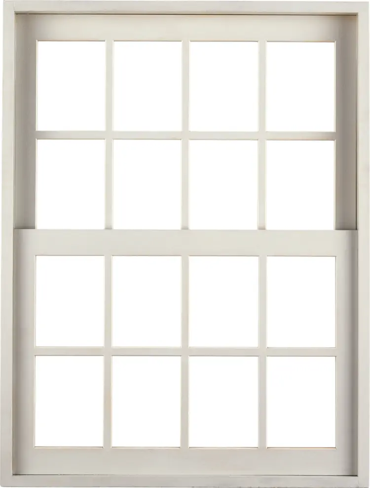 Closed Window with Transparent Background