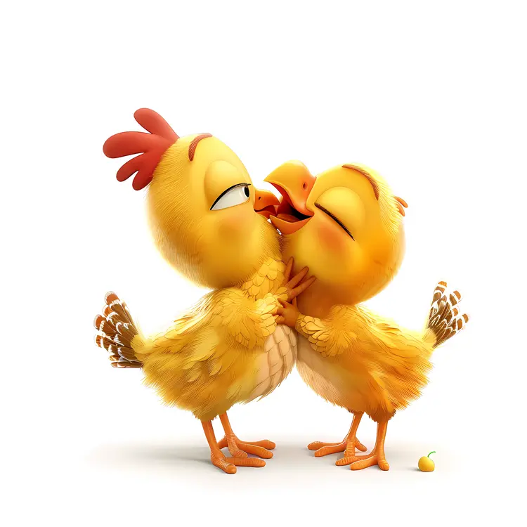 Cute Yellow Chicks